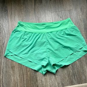 Greeen athletic shorts by Target’s Joy Lab